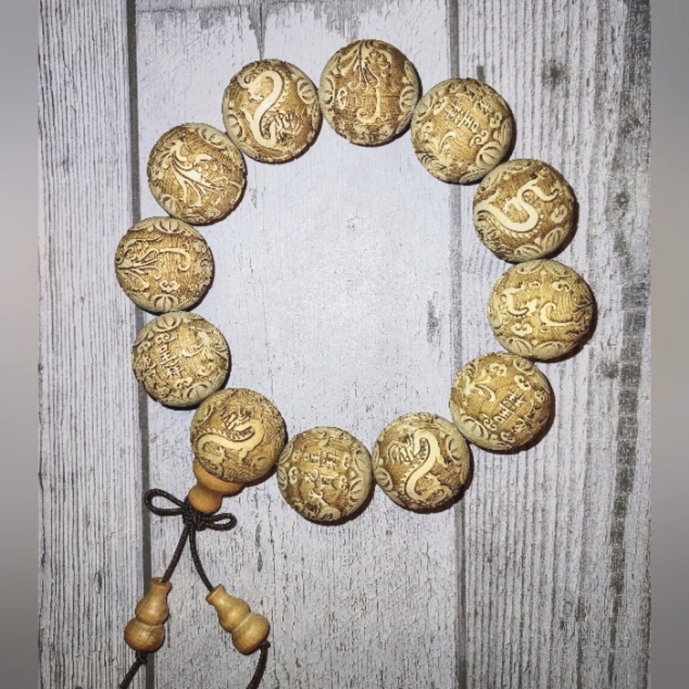 Handcrafted Dragon Beaded Bracelet